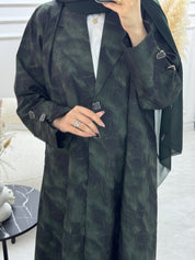 C 1103 - 02 Green Coat Abaya