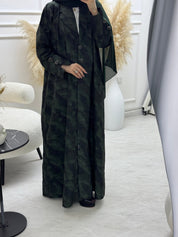 C 1103 - 02 Green Coat Abaya