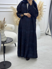 C 1104 - 01 Navy Blue Coat Abaya