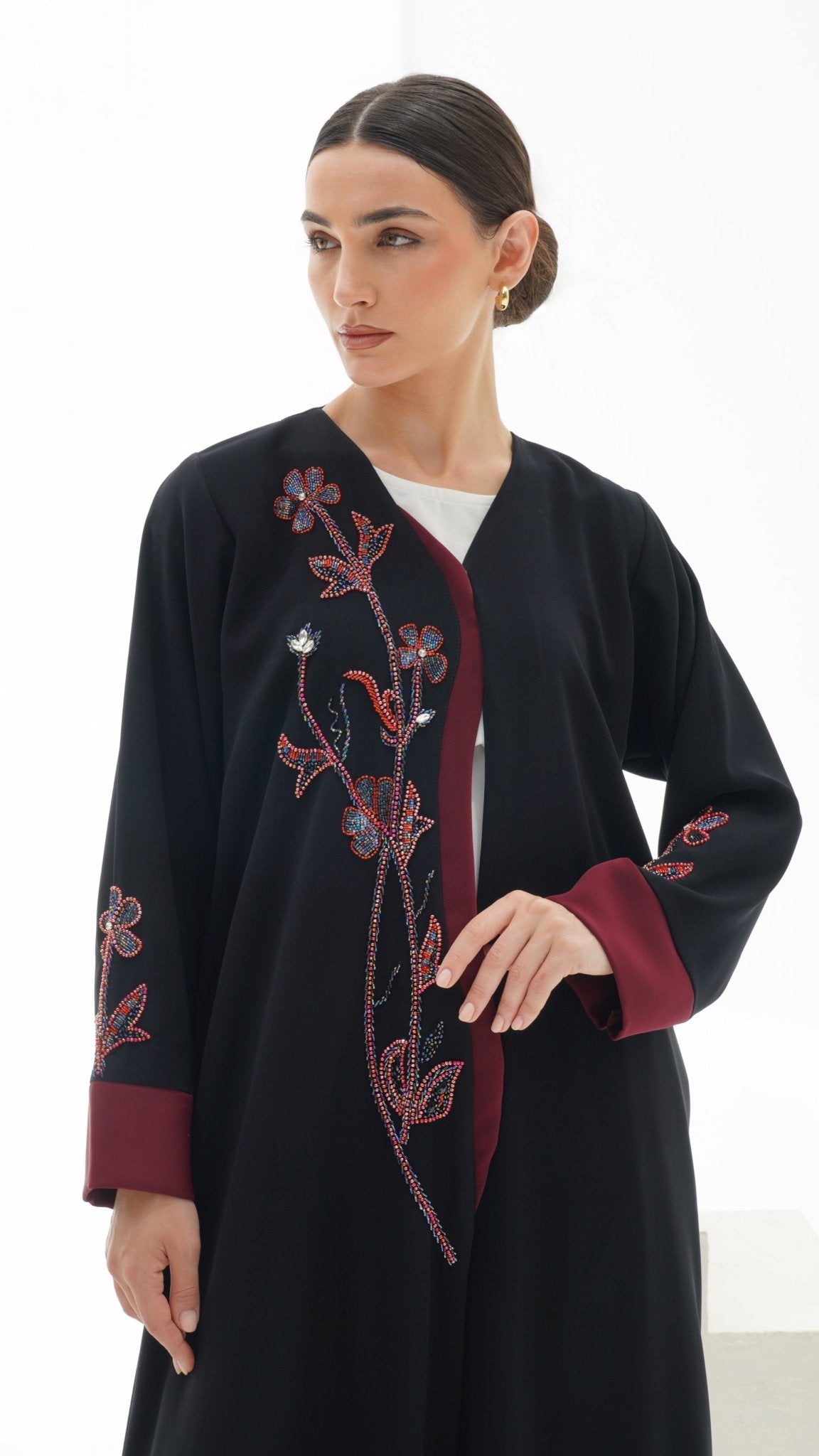 C 1113 Black Abaya