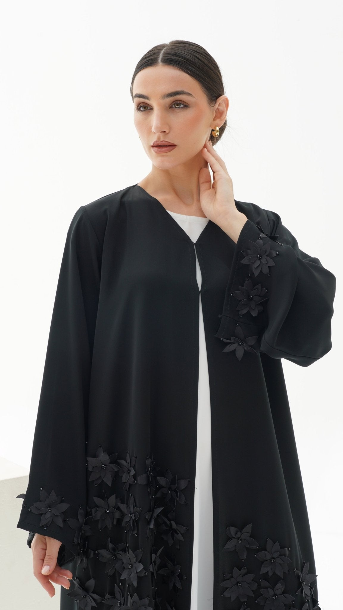 C 1117 Black Abaya