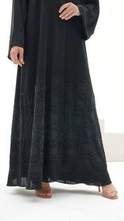 C 1119 Black Abaya