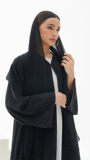 C 1119 Black Abaya