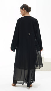 C 1120 Black Abaya