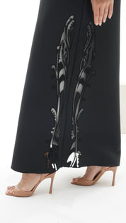 C 1121 Black Abaya