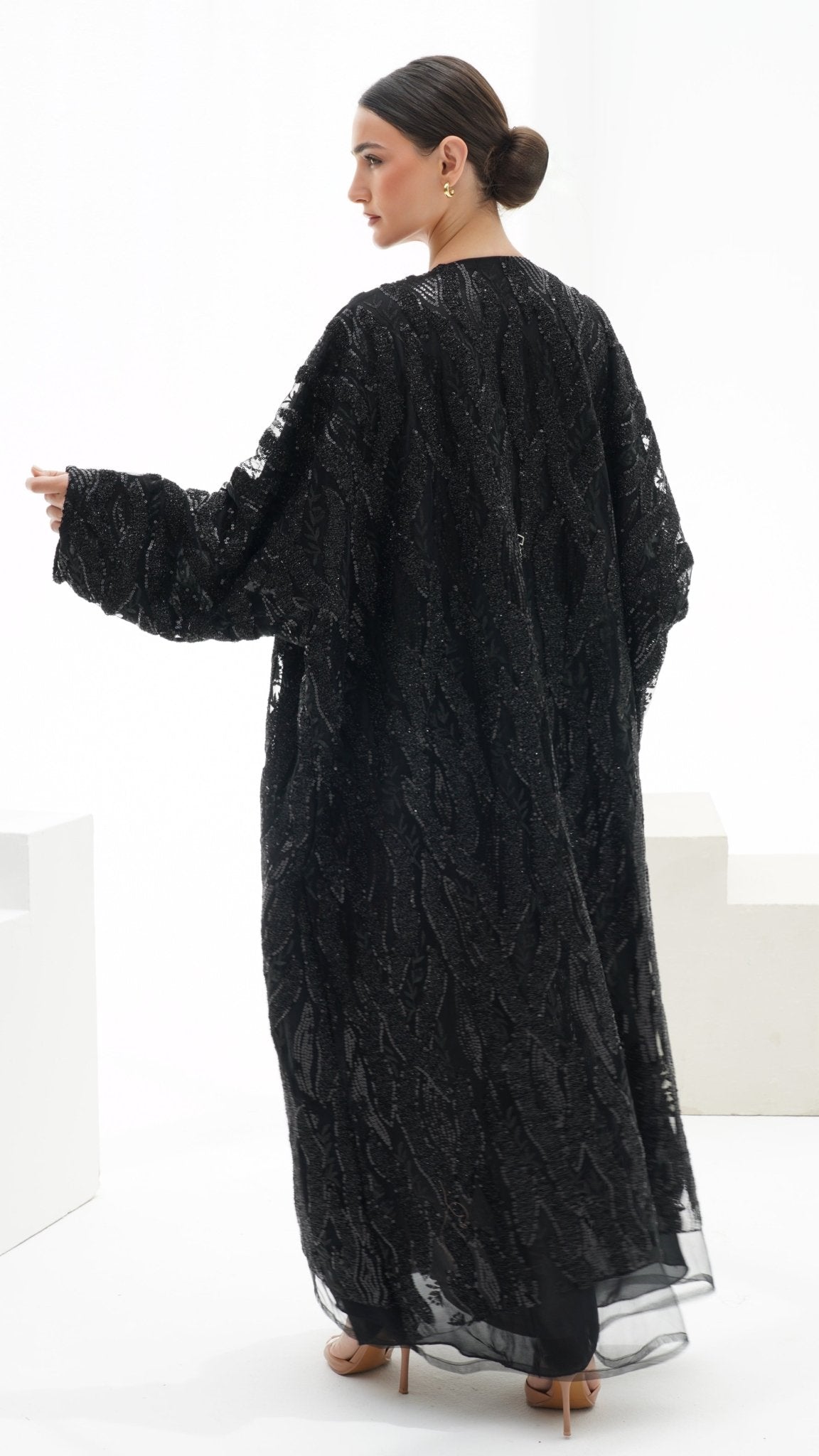 C 1124 Black Abaya