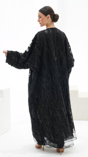 C 1124 Black Abaya