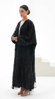C 1124 Black Abaya