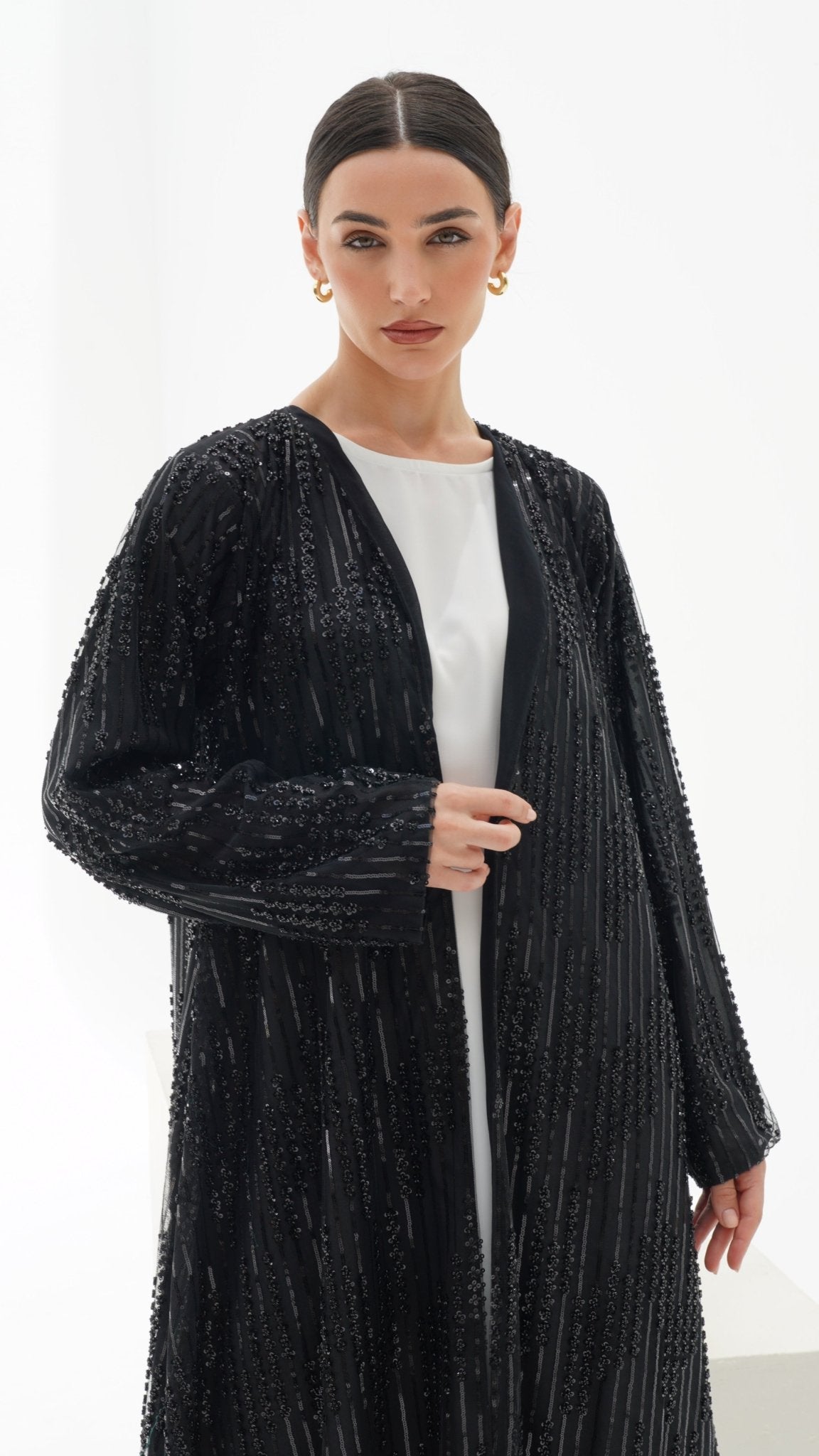 C 1125 Black Abaya