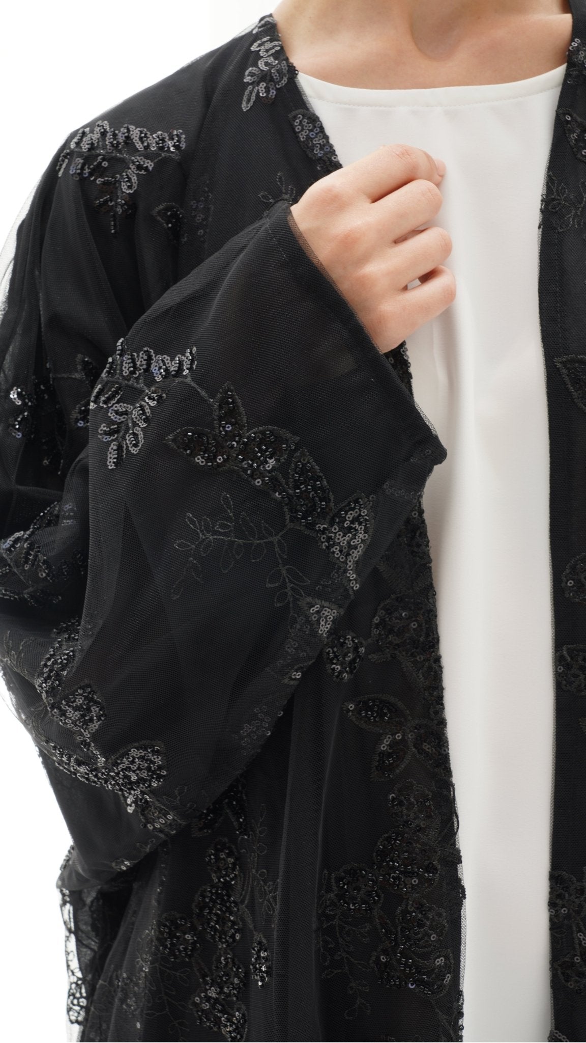 C 1127 Black Abaya