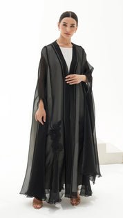 C 1128 Black Abaya
