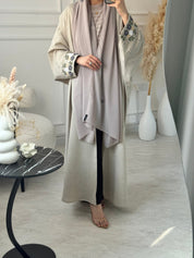 C 1134 - 02 Smoky Blue Bisht Abaya