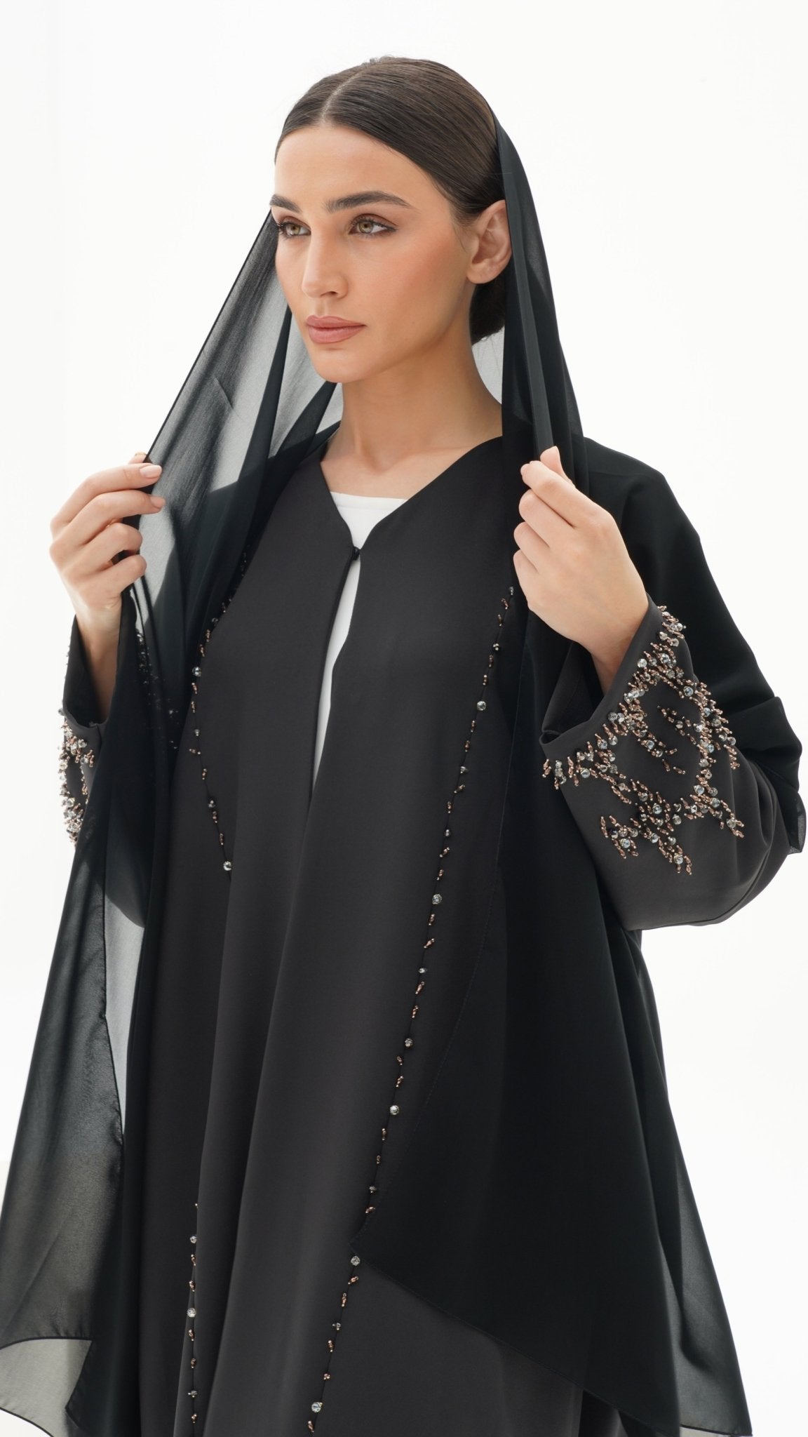 C 1137 Black Abaya