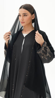 C 1137 Black Abaya