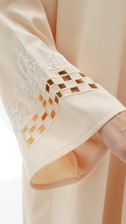 C 1146 Cream Abaya