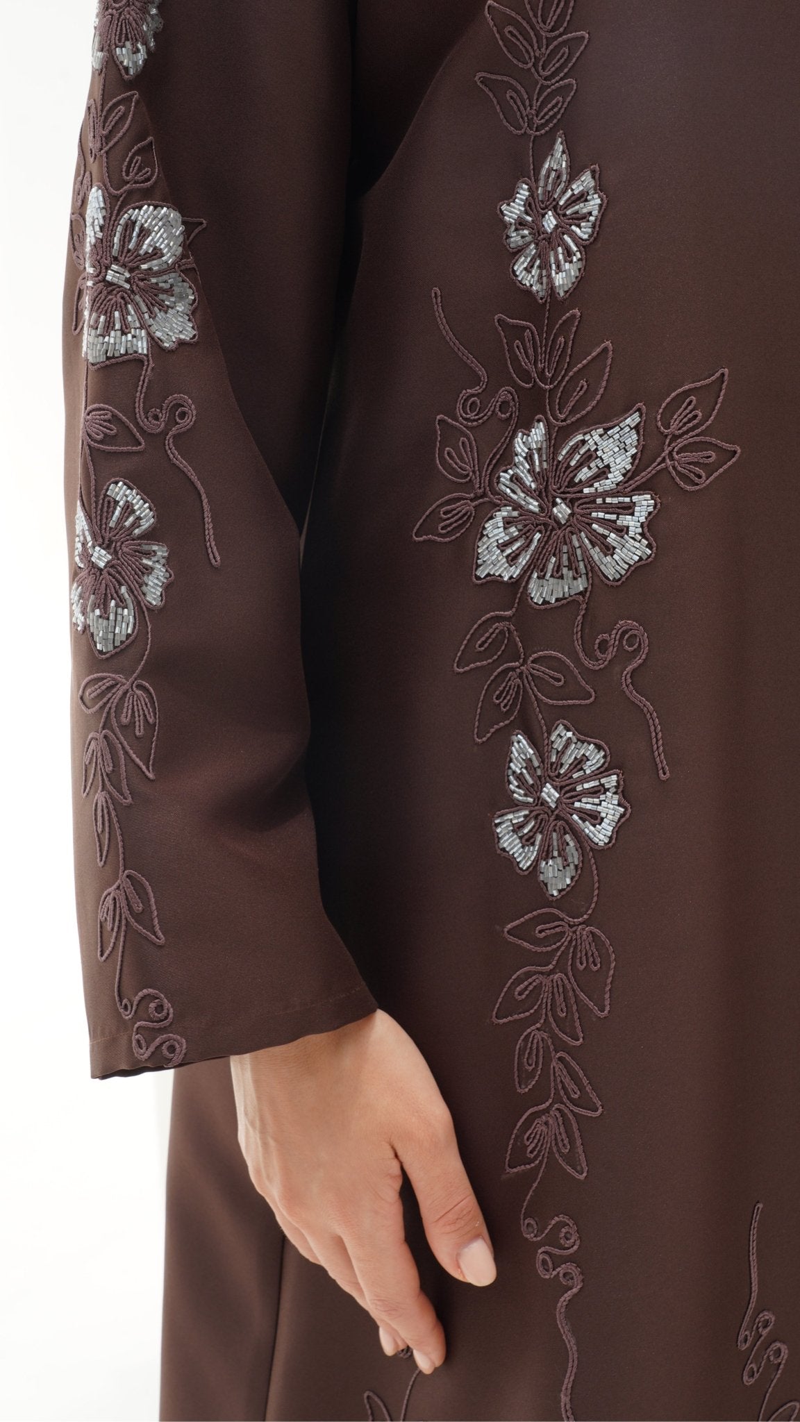 C 1149 Brown Abaya