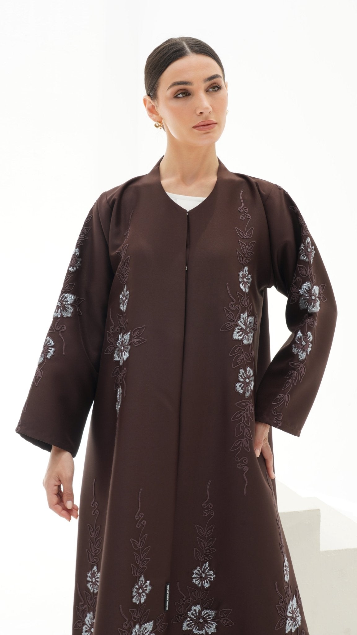 C 1149 Brown Abaya