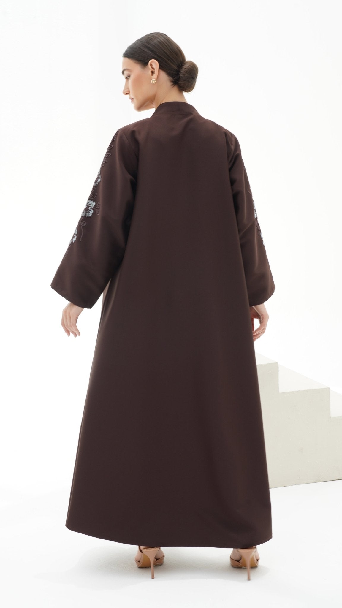 C 1149 Brown Abaya