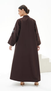 C 1149 Brown Abaya