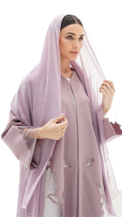 C 1153 Lilac Abaya