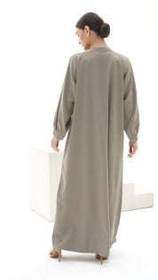 C 1154 Khaki Abaya