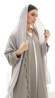 C 1154 Khaki Abaya