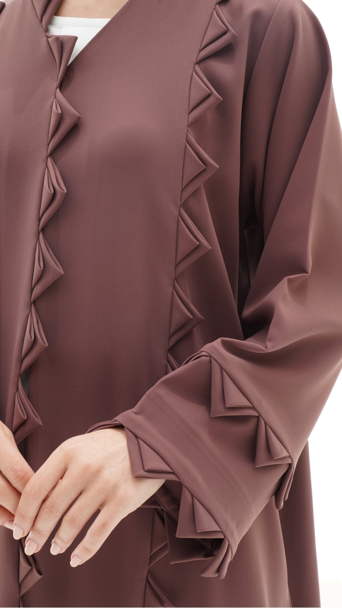 C 1155 Purple Abaya
