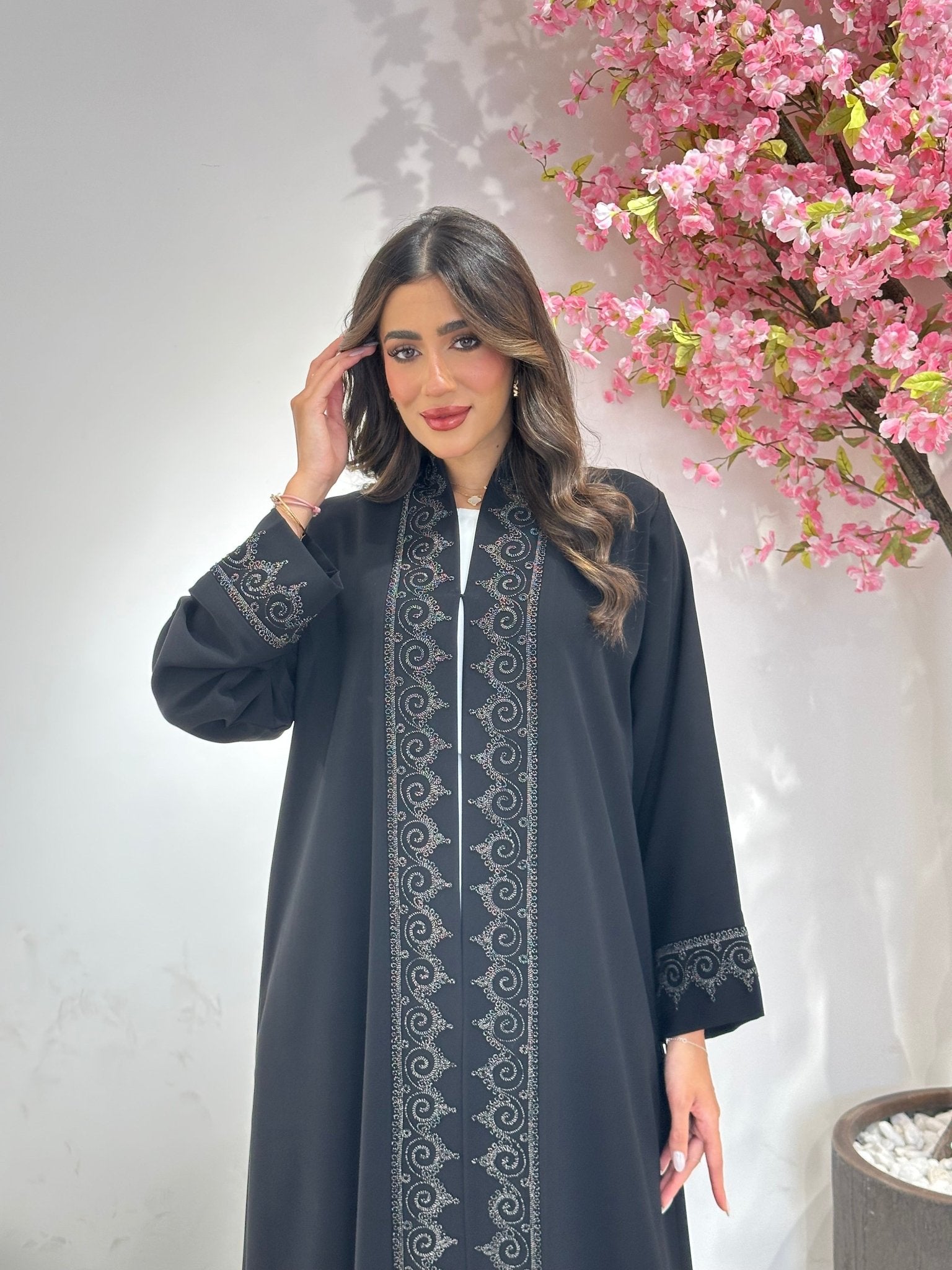 C 1182 Black Abaya