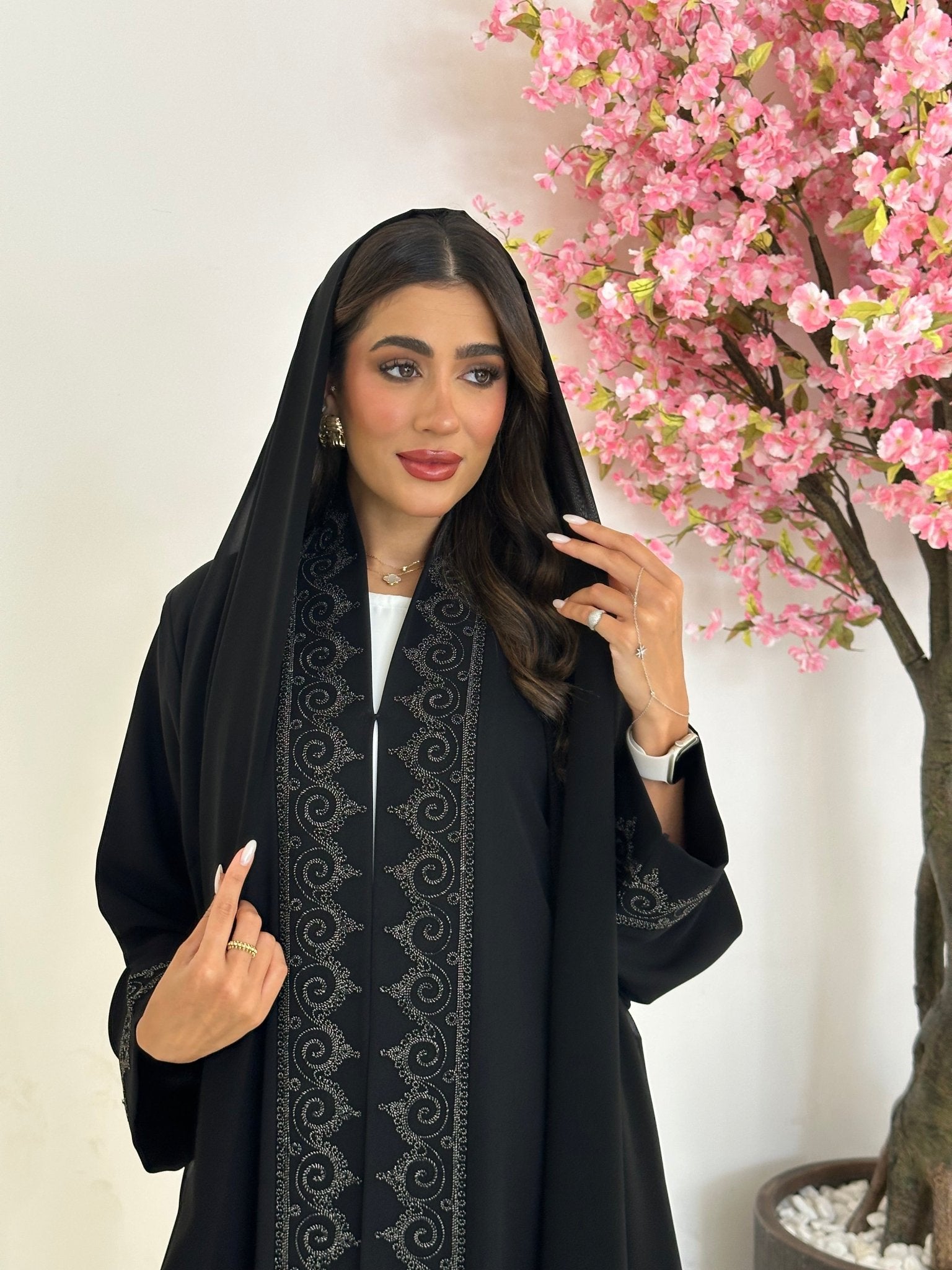 C 1182 Black Abaya
