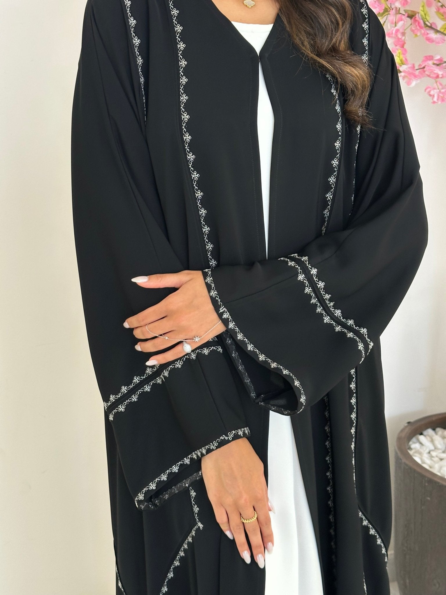 C 1183 Black Abaya