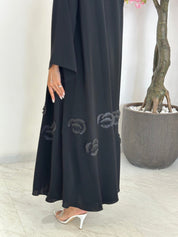 C 1185 Black Abaya