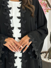 C 1186 Black Abaya