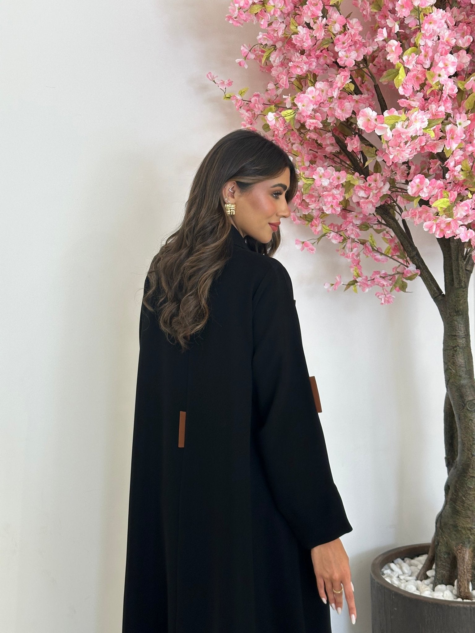 C 1187 Black Abaya