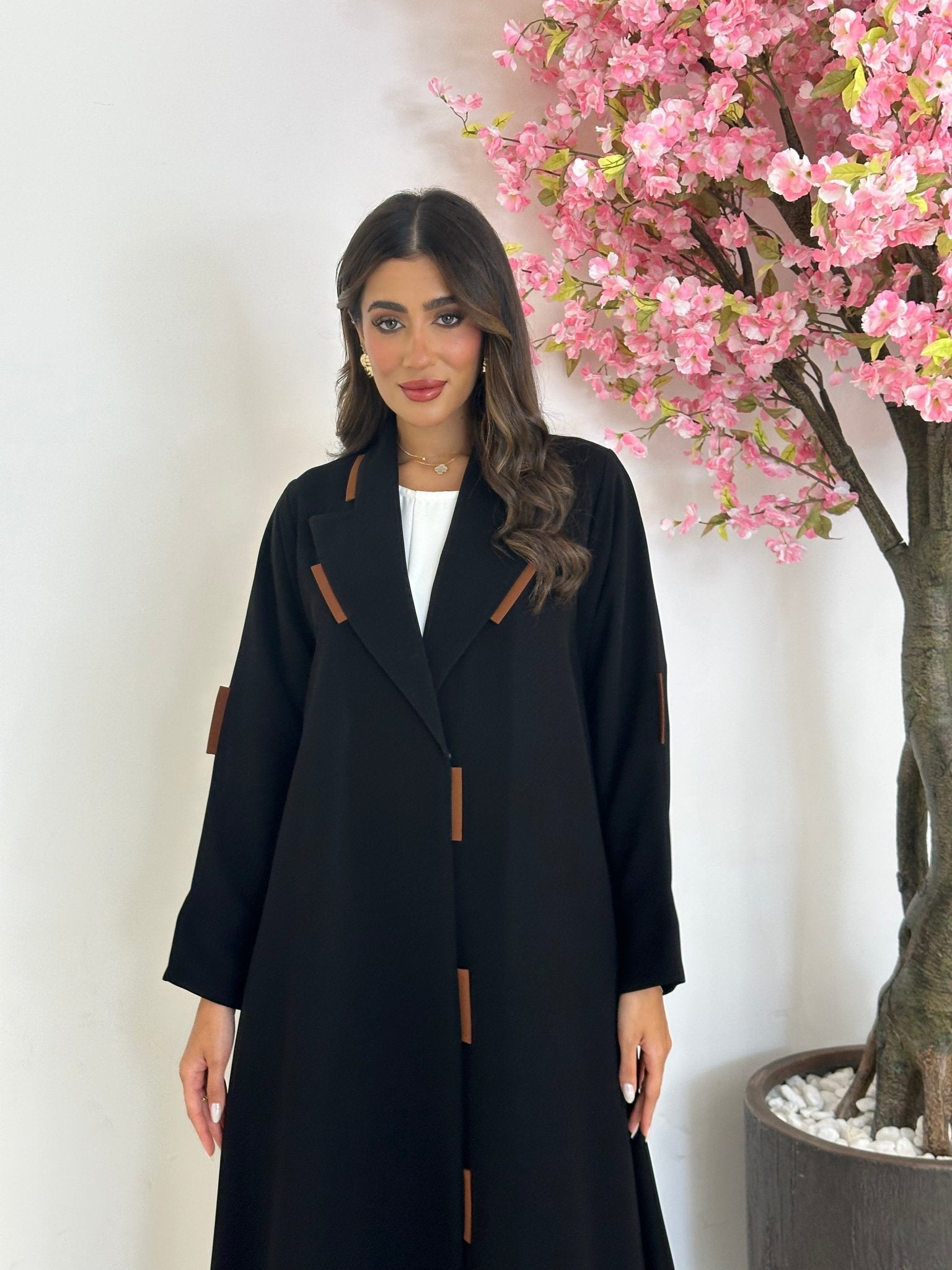 C 1187 Black Abaya