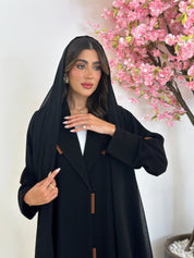 C 1187 Black Abaya