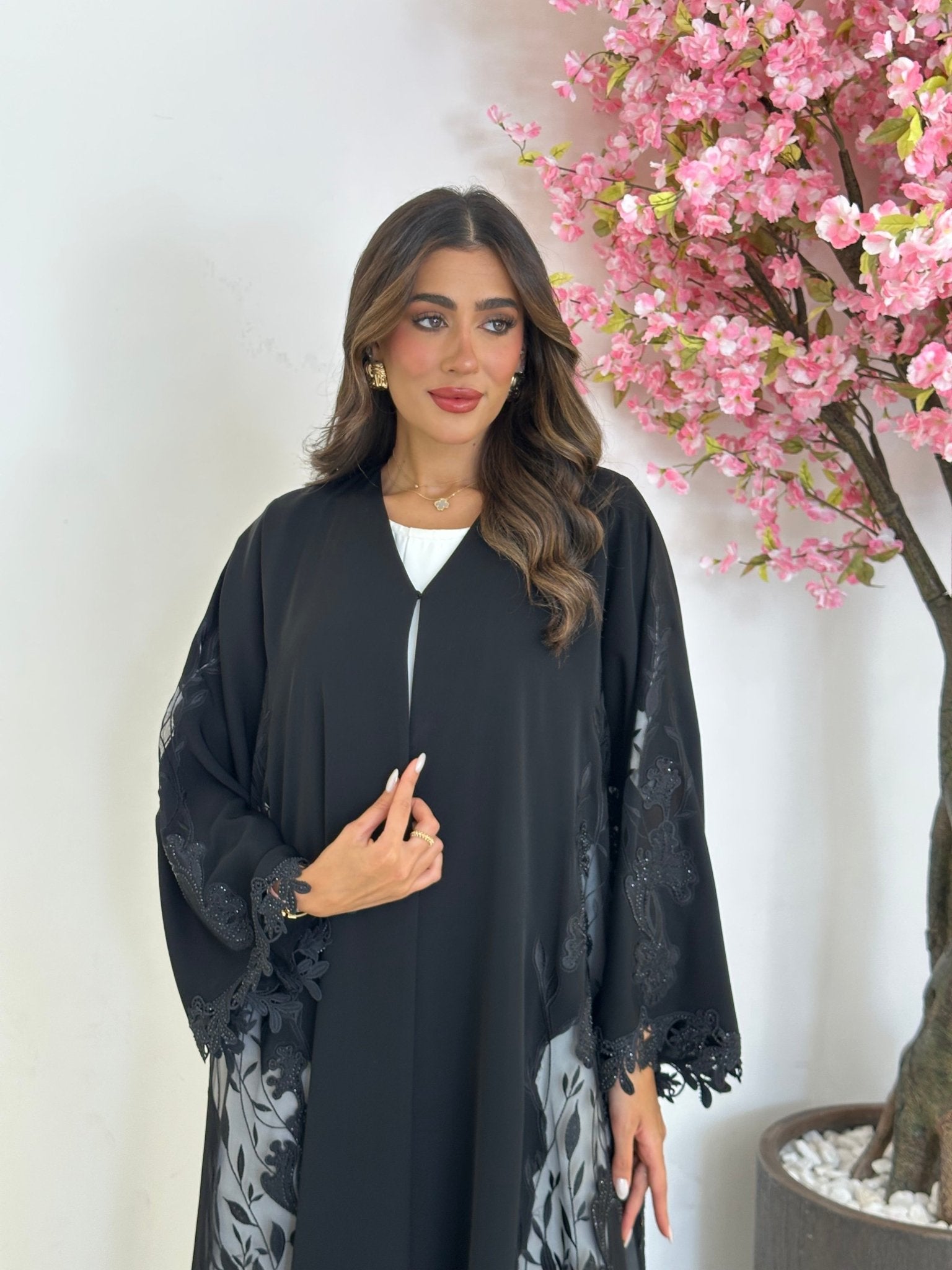 C 1188 Black Abaya