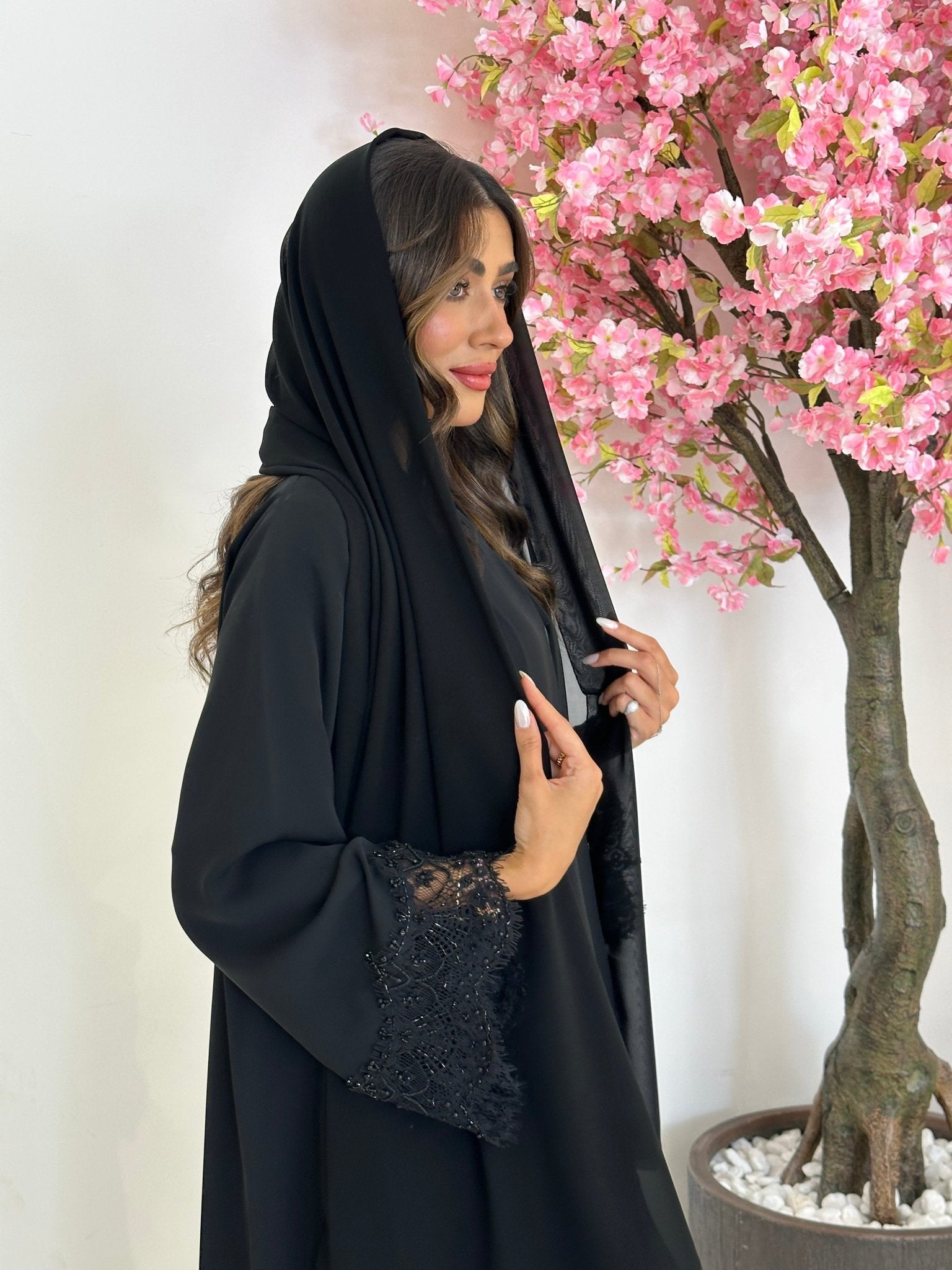 C 1190 Black Abaya