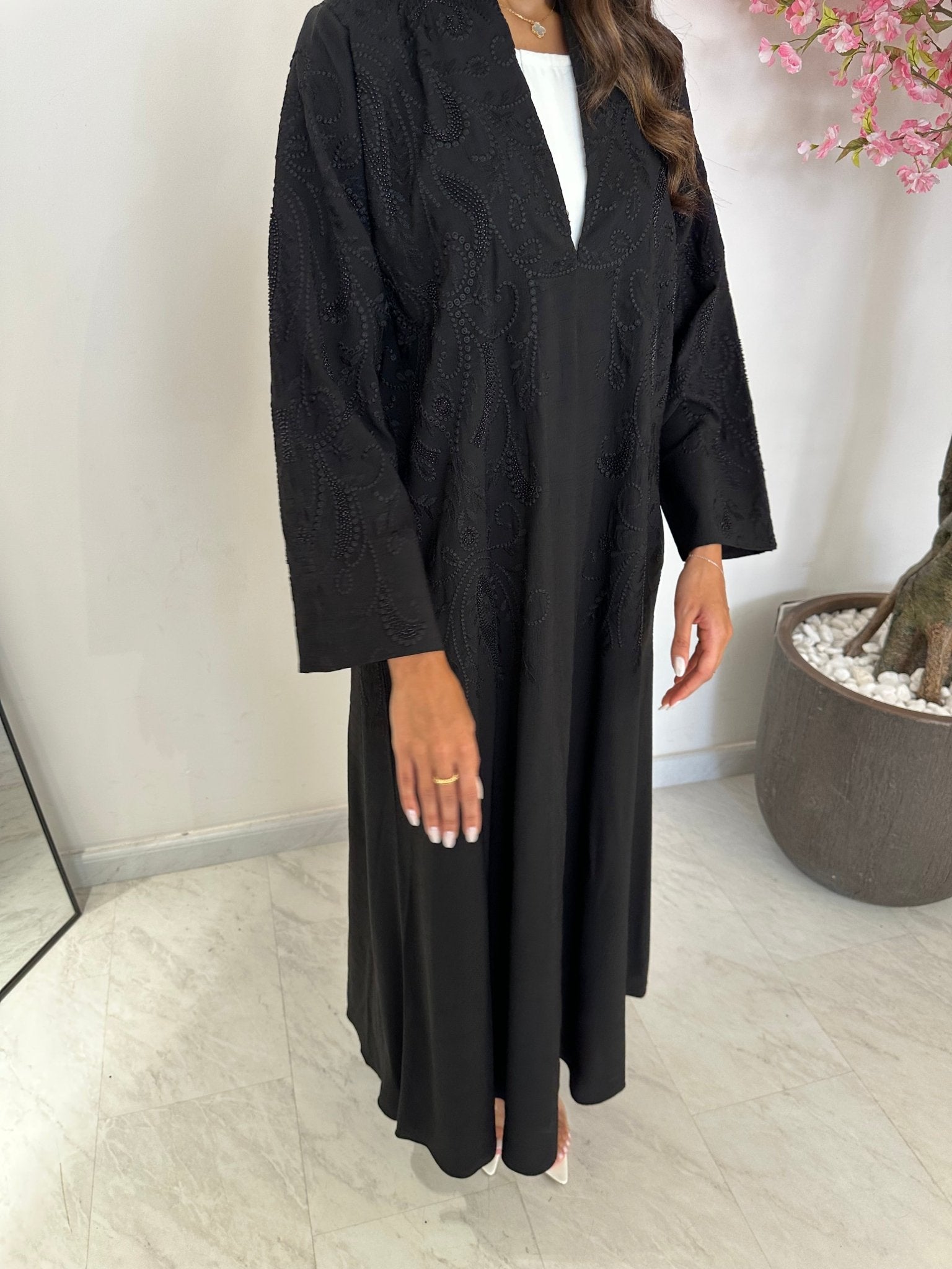 C 1195 Black Abaya