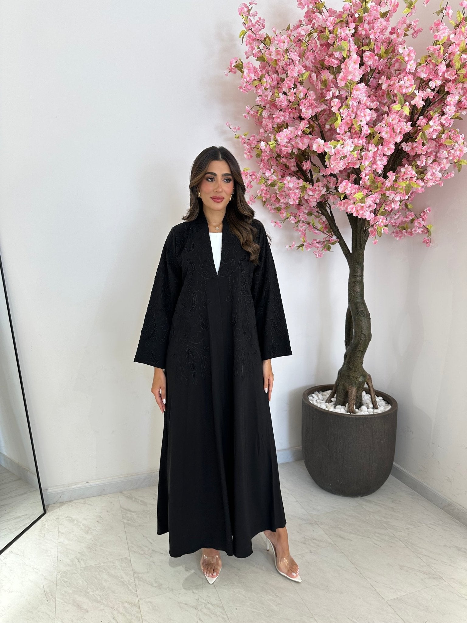 C 1195 Black Abaya