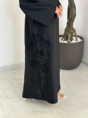 C 1196 Black Abaya