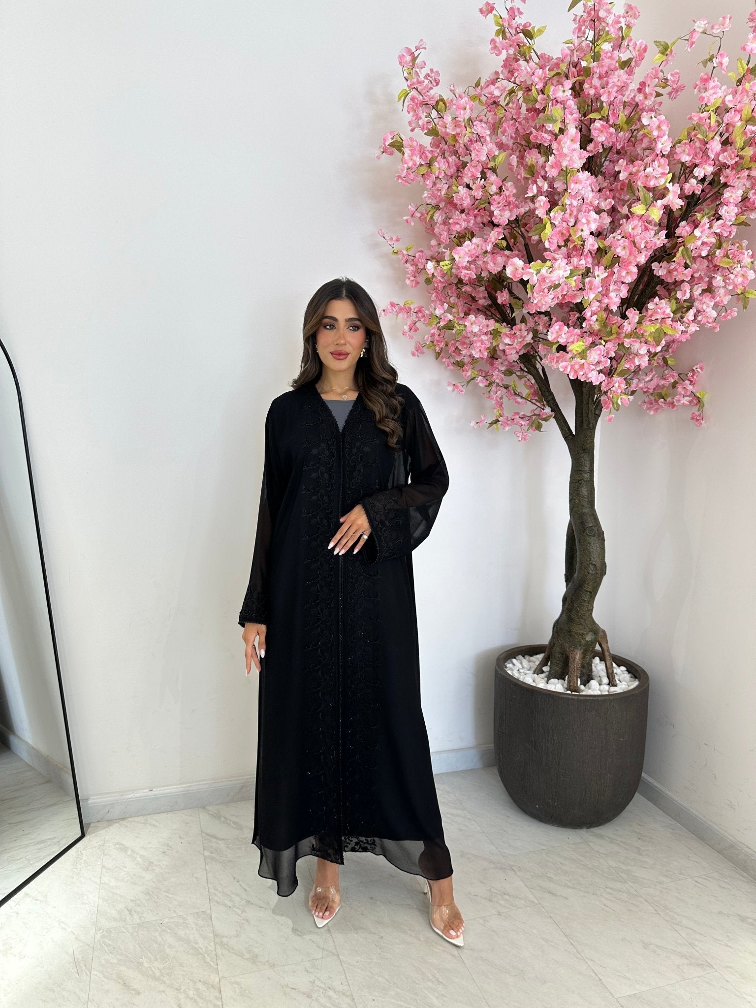 C 1197 Black Abaya