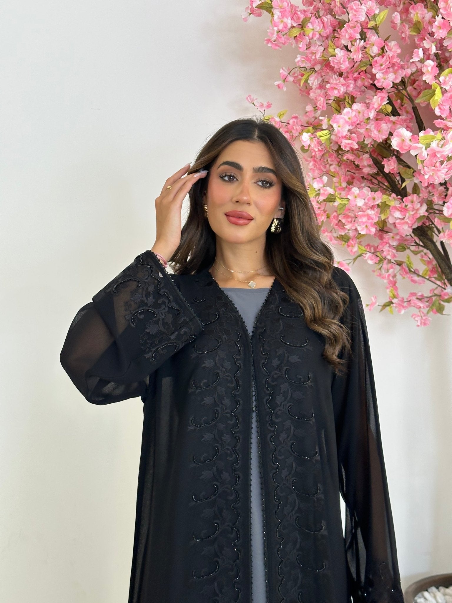 C 1197 Black Abaya