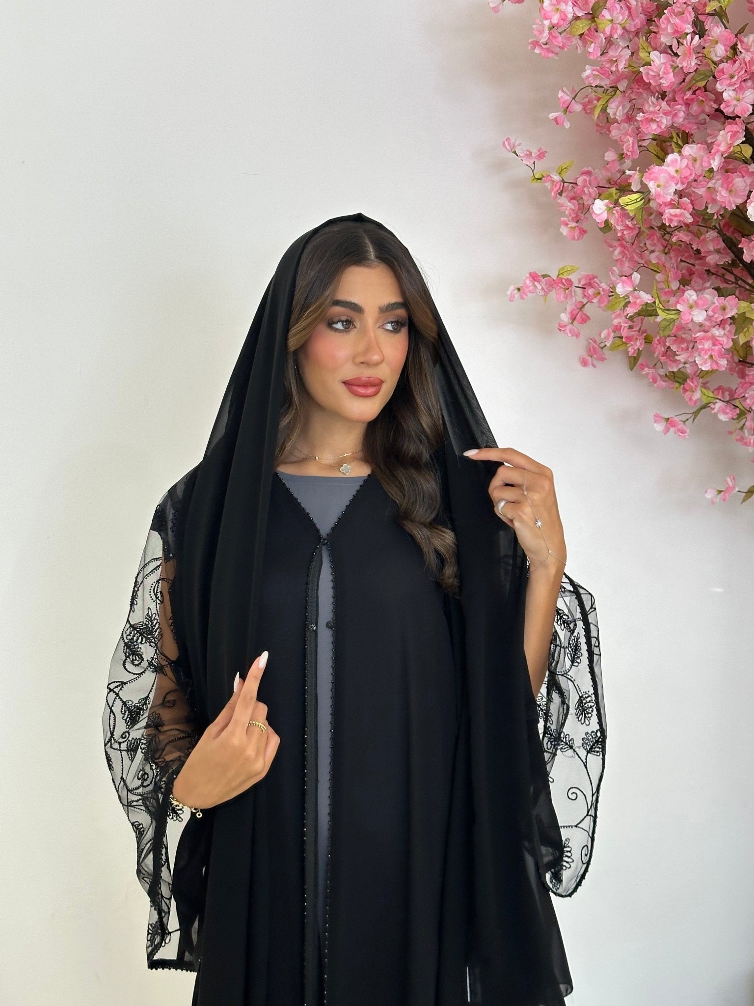 C 1198 Black Abaya