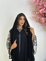 C 1198 Black Abaya
