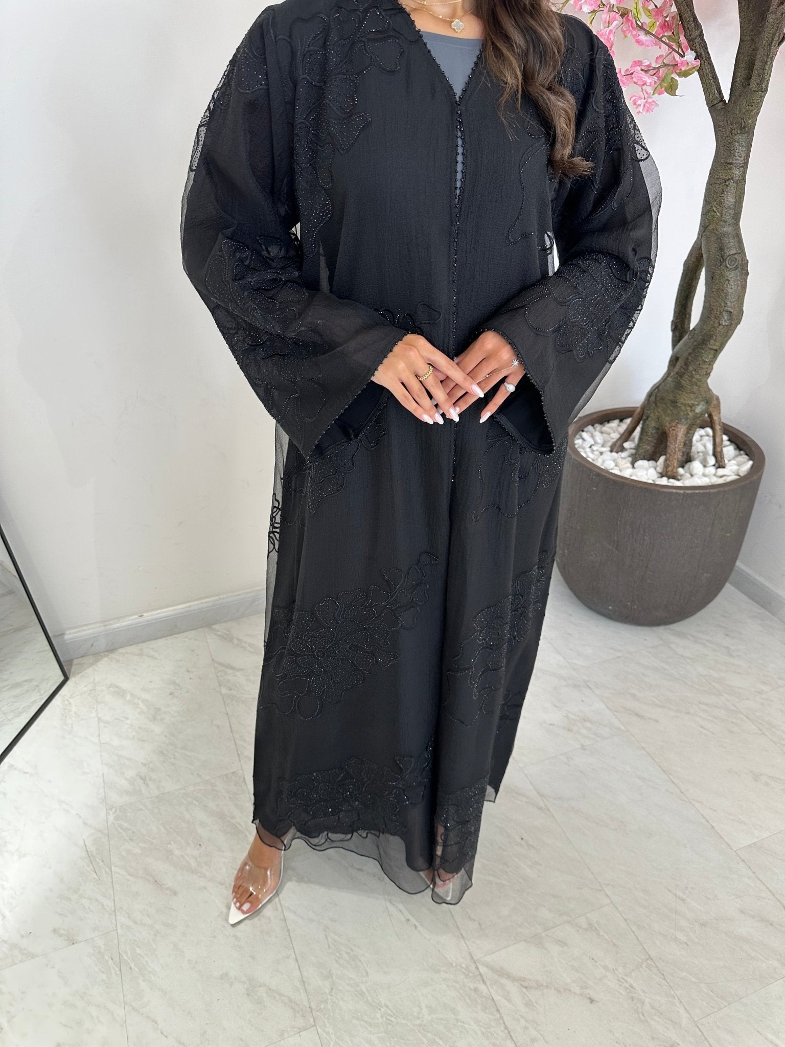C 1199 Black Abaya
