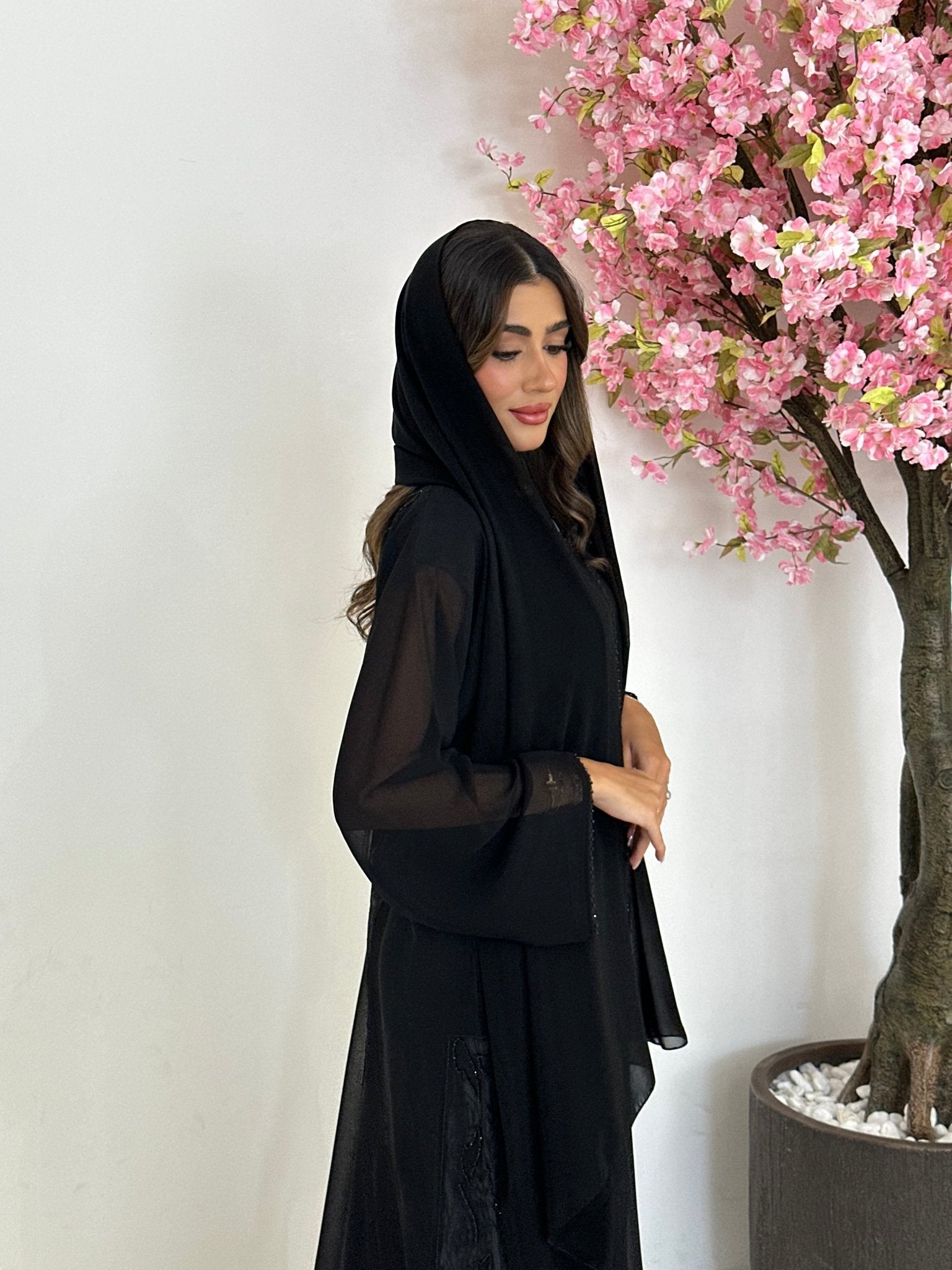 C 1201 Black Abaya