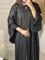C 1202 - 04 Olive Printed Abaya