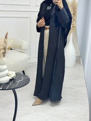 C 1213 Black Coat Abaya
