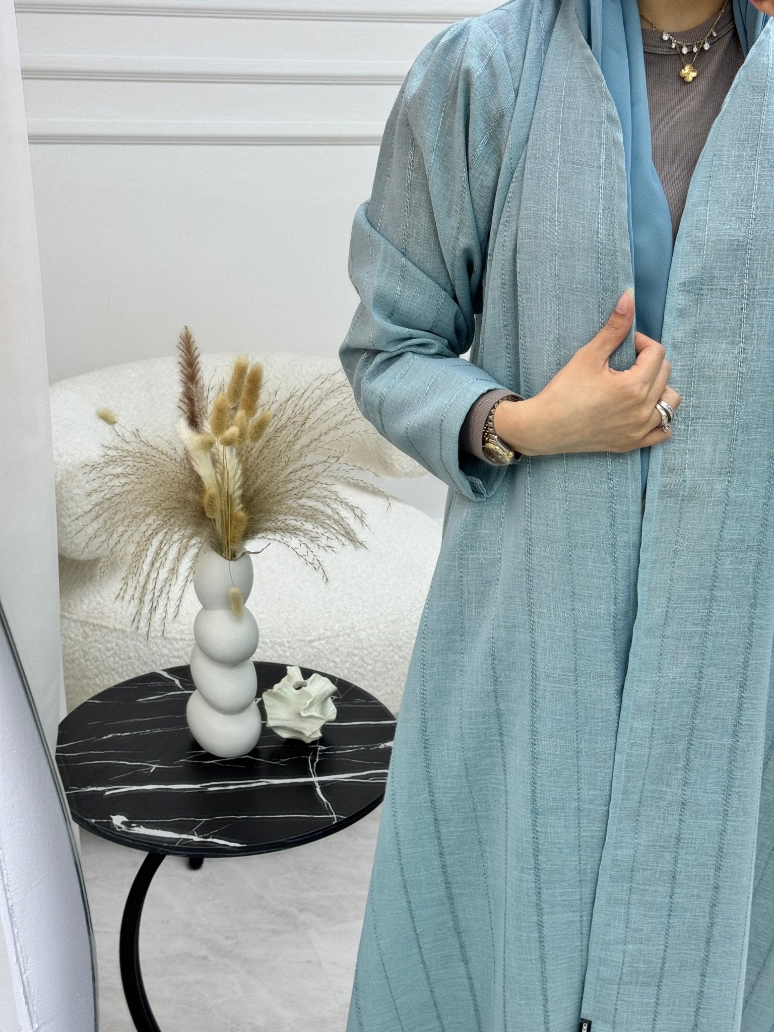 C 1217 - 01 Powder Blue Travel Abaya