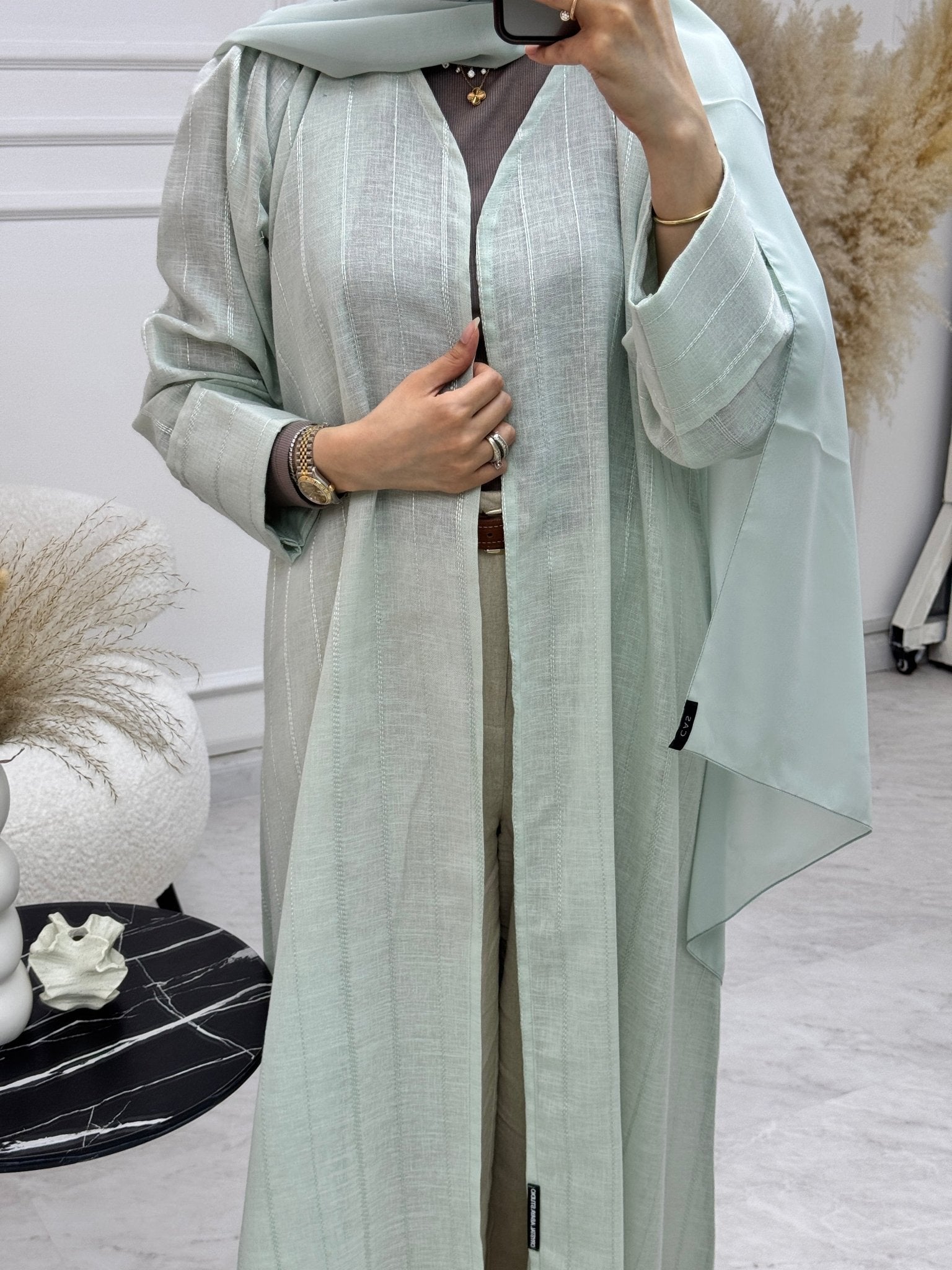 C 1217 - 04 Sea Glass Travel Abaya